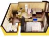 Планировка квартиры «брежневка Перепланировки брежневки 2 комнаты