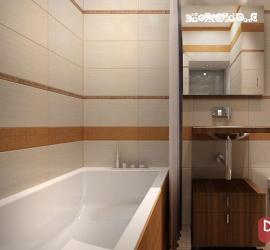 Modernes kleines Badezimmerdesign: die besten Fotos und Ideen